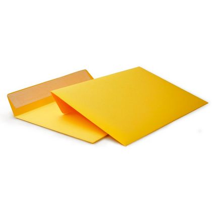 конверт 114 х162, С6, желтый,120г, силикон. зам. 1 шт.
