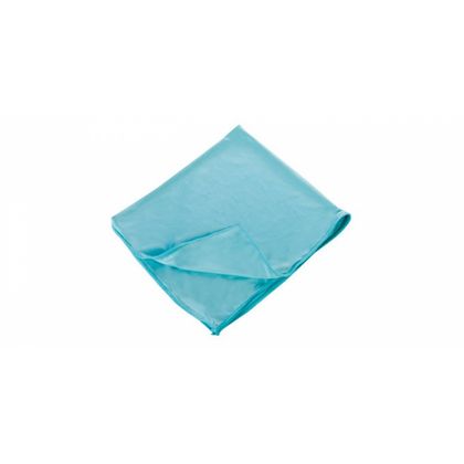 Салфетка д/окон и стекла из микроволокна, 270г/м2, 35*35см, бирюзовый, 2шт/упак