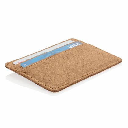 Футляр д/кредитной карты 102*76 мм, "P820.879" с защитой RFID, пробка, упак., коричневый