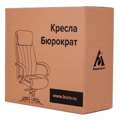 Кресло д/руководителя Бюрократ T-9922SL черный кожа крестовина металл хром