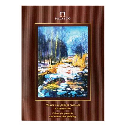 Блок бумаги для акварели и гуаши "Весенний лес" А3, 160 г/м2, 20 л.