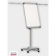 Флипчарт "Mobilchart Pro" 70*100 см, бел. полимер, на колесах, 2х3