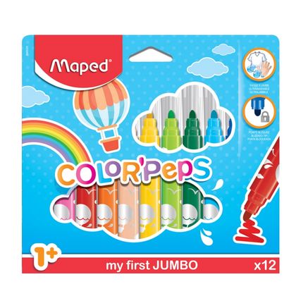 Фломастеры "Color Peps Jumbo" 12 шт.