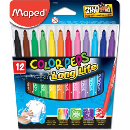 Фломастеры "Color Peps" 12 шт., в карт. упак.