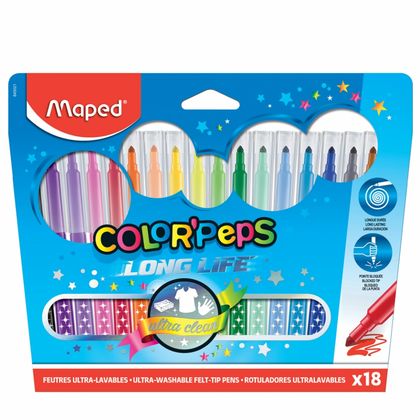 Фломастеры "Color Peps" 18 шт.