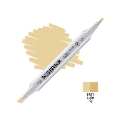 Маркер перм., худ. "Sketchmarker" двусторонний, BR74, плющ светлый