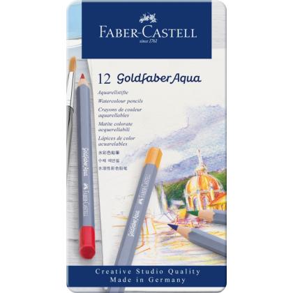 Карандаш акварельный "Goldfaber Aqua" 36 шт, в металлической упаковке