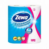 Полотенца бумажные Zewa Premium, 1*2 рул, 2 слоя, декор