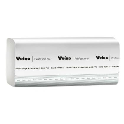 Полотенца бумажные  Veiro Professional Basic V - сложение 250 листов, 1 слой