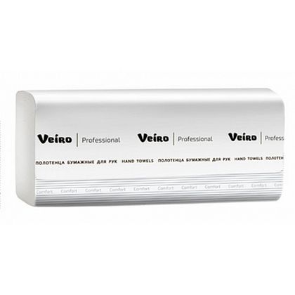 Полотенца бумажные  Veiro Professional Comfort Z - сложение 200 шт, 2 слоя