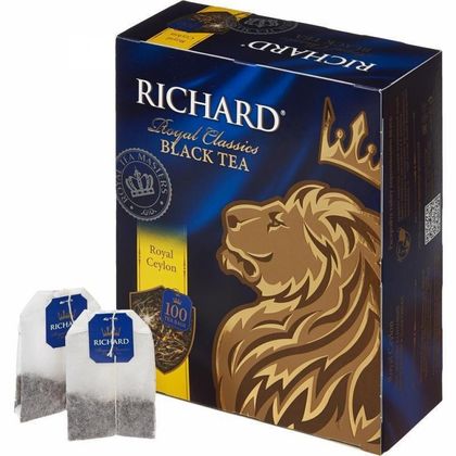 Чай "Richard" 25 пак*1,5 гр., черный, Lord Grey