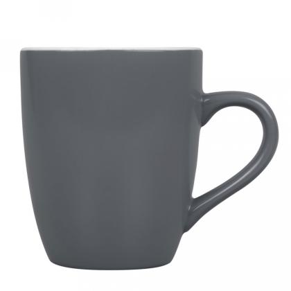 Кружка керам., 350 мл. "Tulip" серый/белый