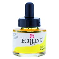 Краски жидкая акварель "ECOLINE" 205 желтый лимонный, 30 мл.