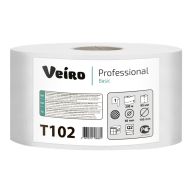Бумага туалетная  Veiro Professional Basic в средних рулонах  200 м,1 слой