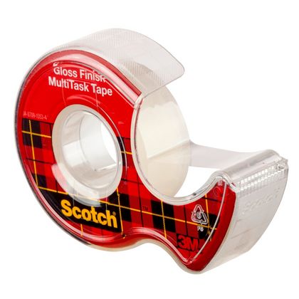 Клейк. лента 19 мм*7,5 м "3М Scotch" кристалл, в мини-диспенсере