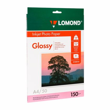 Фотобумага А5, 230 г/м, 50 л., глянц., одностор. "Lomond"
