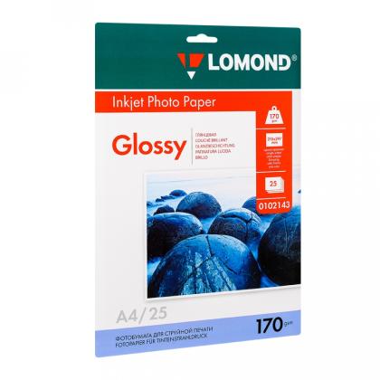 Фотобумага А5, 230 г/м, 50 л., глянц., одностор. "Lomond"