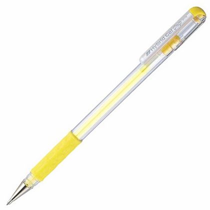 Ручка гелевая "К118" 0,8 мм, пласт.прозр., белый, стерж. белый