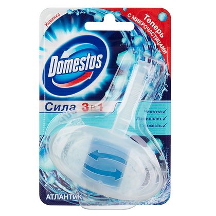 Средство д/унитаза "Domestos Атлантик" 40 г, гигиенический блок