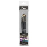 Кисть "Pinax Artists Hi-Tech" синтетика, набор 5 шт.