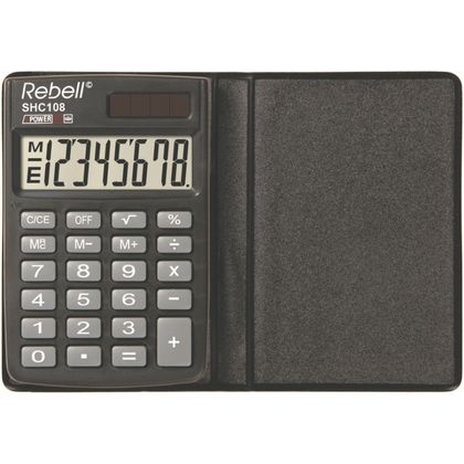 Кальк. карм. 8р. RE-SHC108 BX Rebell черный 88*59*10 мм