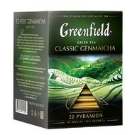 Чай "Greenfield" 20 пак*1,8 гр., зеленый, пирамидка, со вкусом сенчи, Classic Genmaicha