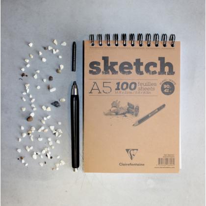 Скетчбук "Sketch" A4 90г/м2 50л. спираль
