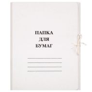 Папка с 2 завязками "Дело" 2 см, КТ 0,4, белый