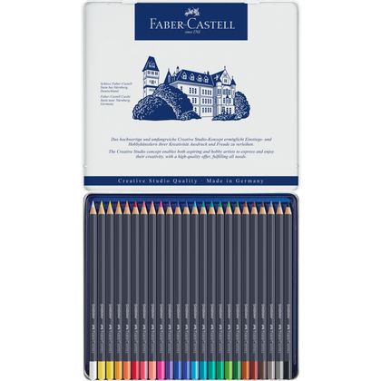 Карандаши цветные "Goldfaber" 36 шт, в металлической упаковке