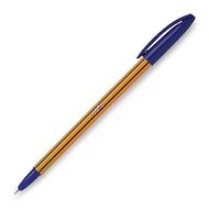 Ручка шарик. "LINER" 0,7 мм, пласт, жёлтый/синий, стерж. синий