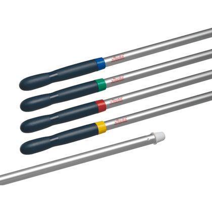 Ручка для щетки алюминиевая VILEDA усиленная 150см, цв.металлик