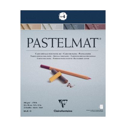 Блок бумаги для пастели "Pastelmat" 4 оттенка, 18x24см, 360 г, 12л., №4