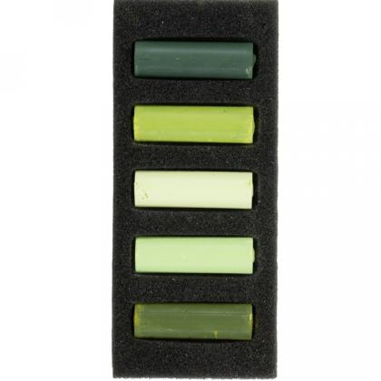 Пастель мягкая "Rembrandt Half Pastel" набор, 5 цв., теплые желтые