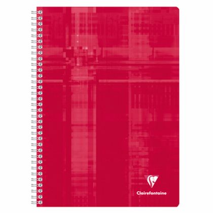 Блокнот А4, 90 л., в клетку "Clairefontaine" спираль сбоку