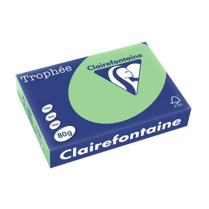 Бумага цветная A4, 80г/м, 500 л. "Trophee" св.-голубой