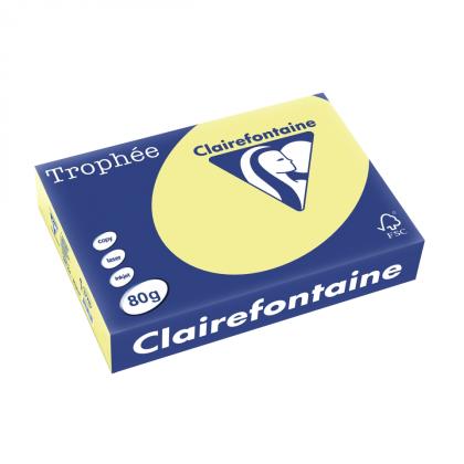 Бумага цветная A4, 80г/м, 500 л. "Trophee" карамельный