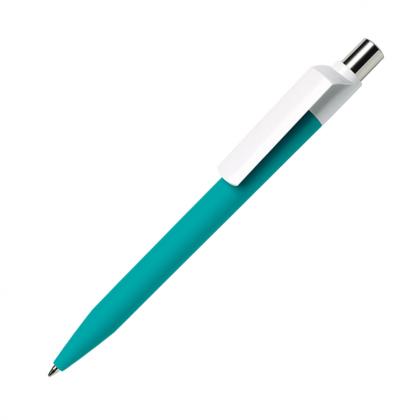 Ручка шарик/автомат "Dot GOM CB CR" 1,0 мм, пласт., софт., розовый, стерж. синий