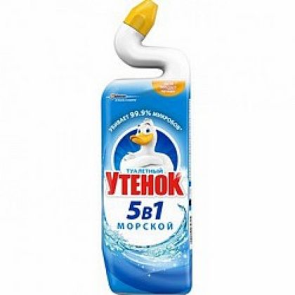 Средство чистящее д/туалета "Туалетный Утенок Морской, 900мл, 5в1