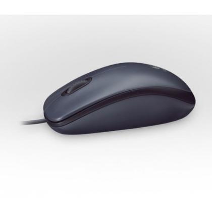 комп. мышь M 90 (провод., оптич., USB) Black Logitech