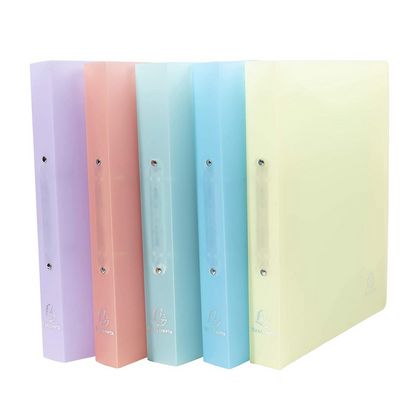 Папка на 2 кольца А4+, 40 мм "Chromaline Pastel" пласт., ассорти