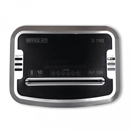 Уничтожитель Office Kit S190 2x2 (P-6, 2х2 мм, 7 лист., 20литров)