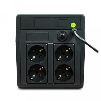 ИБП Powerman Back Pro 1000 (4xSchuko, 2x12V/7Ah, 600W)