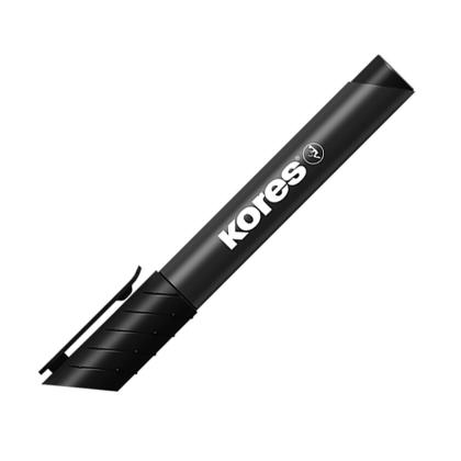 Маркер перм. "Kores" 3,0 мм, черный