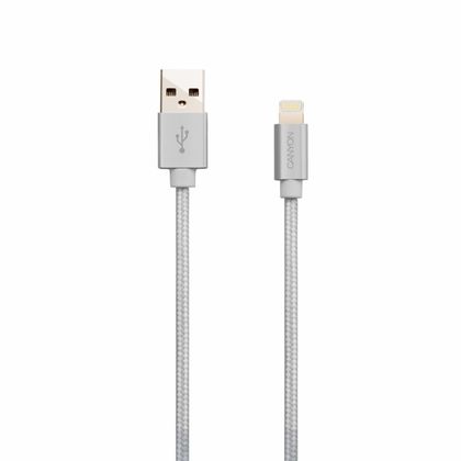 Кабель CNS-MFIC3PW (Lightning to USB cable) CANYON Charge & Sync MFI 1m, Pearl White