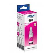 Контейнер Epson T6643 с пурпурными чернилами, 70мл (L100/110/200/210/ 300/350/355/550/555/ L1300)