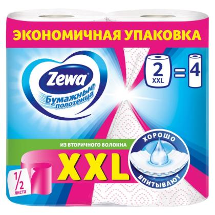 Полотенца бумажные  Zewa XXL, 2 рул, 2 слоя, декор