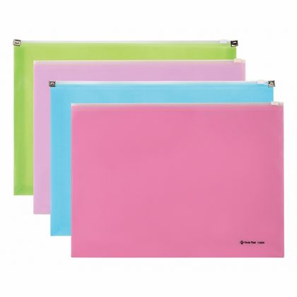Папка конверт на молнии А4 "Panta Plast C4604" лиловый