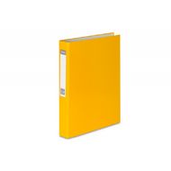 Папка на 2 кольца A4, 25 мм "VauPe" ламинир. карт., желтый