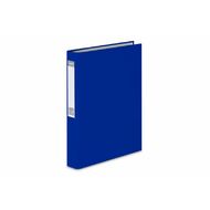 Папка на 4 кольца A4, 25 мм "VauPe" ламинир. карт., синий