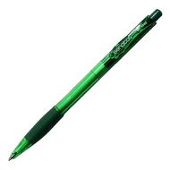 Ручка шарик/автомат "BP1040" 0,7 мм, пласт., прозр., зеленый, стерж. зеленый